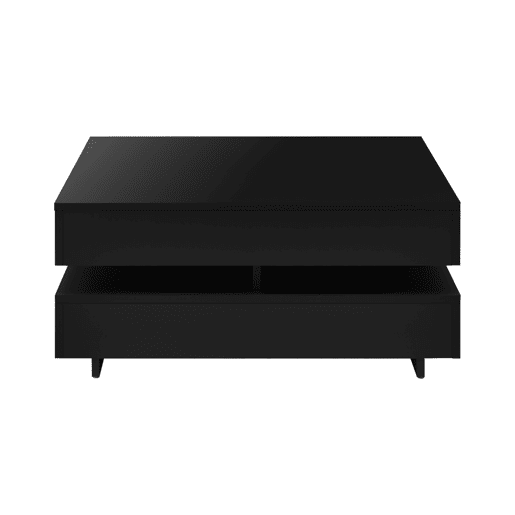 Mesinha de aglomerado Märsta 75 x 75 x 35,5 cm - Preto en.casa