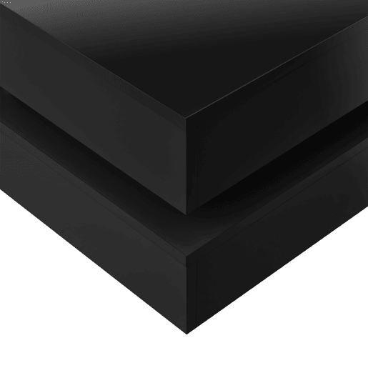 Mesinha de aglomerado Märsta 75 x 75 x 35,5 cm - Preto en.casa