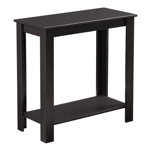 Mesinha Chur com Prateleira Inferior MDF 61,3 x 60 x 30 cm - Café colorido en.casa