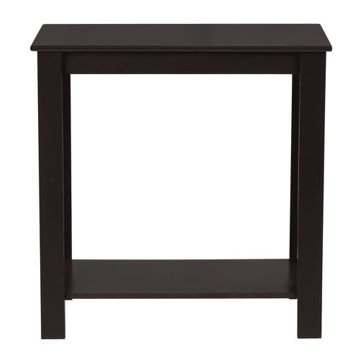 Mesinha Chur com Prateleira Inferior MDF 61,3 x 60 x 30 cm - Café colorido en.casa
