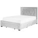 Beliani Cama con cajones Terciopelo LIEVIN 145x217 Beliani Cama con cajones Terciopelo LIEVIN 145x217 Beige