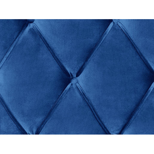 Cama com gavetas de arrumação Veludo LIEVIN 140 x 200 cm Azul marinho