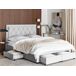 Beliani Cama con cajones Terciopelo LIEVIN 165x217 Beliani Cama con cajones Terciopelo LIEVIN 165x217 Beige