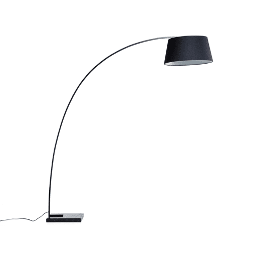 Candeeiro de pé BENUE Metal Preto