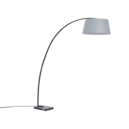 Candeeiro de pé BENUE Metal Cinzento Candeeiro de pé BENUE Metal Cinzento