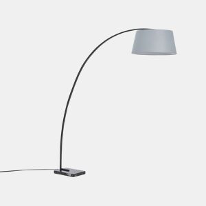 Candeeiro de pé BENUE Metal Cinzento