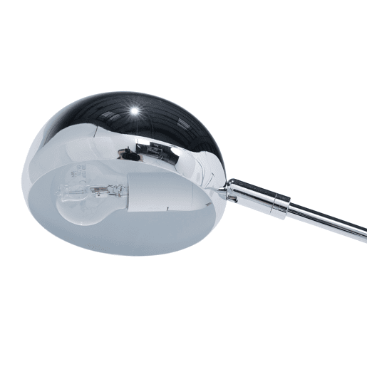 Candeeiro de pé FLINDERS Ajustável Metal Prateado Candeeiro de pé FLINDERS Ajustável Metal Prateado