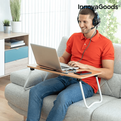 Mesa Dobrável Auxiliar Multiusos Muvisk InnovaGoods