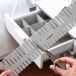 Organizador de Cajones Ajustable Organizador de Cajones Ajustable Gris