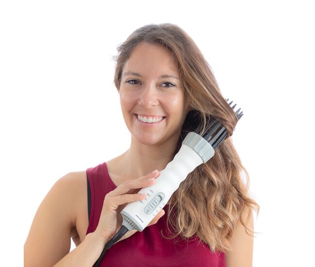 Cepillo secador, moldeador y rizador de pelo 3 en 1 dryple innovagoods 550 w