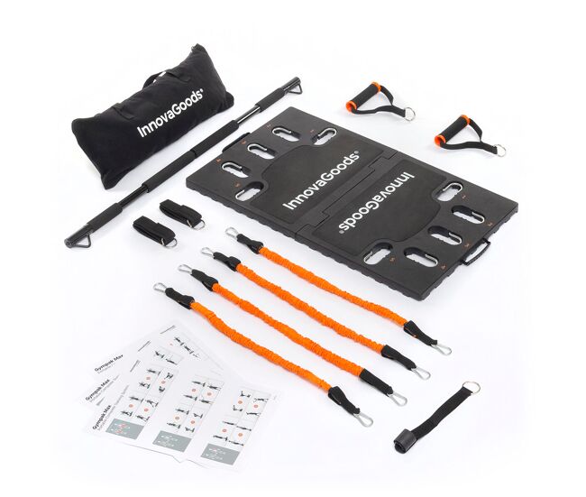 Sistema de entrenamiento integral portátil con guía de ejercicios gympak max innovagoods