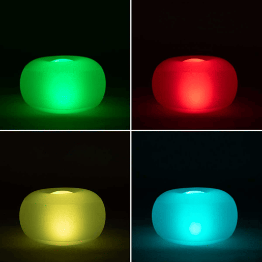 Assento Insuflável com LED Multicolor e Controlo Remoto Pulight InnovaGoods