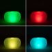 Asiento Hinchable con LED Multicolor y Mando a Distancia Asiento Hinchable con LED Multicolor y Mando a Distancia Transparente