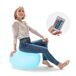 Asiento Hinchable con LED Multicolor y Mando a Distancia Asiento Hinchable con LED Multicolor y Mando a Distancia Transparente