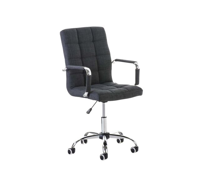 Silla De Oficina Deli V2 En Tela Gris 59X54X92 cm
