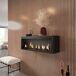 Chimenea eléctrica LED Chimenea eléctrica LED Negro