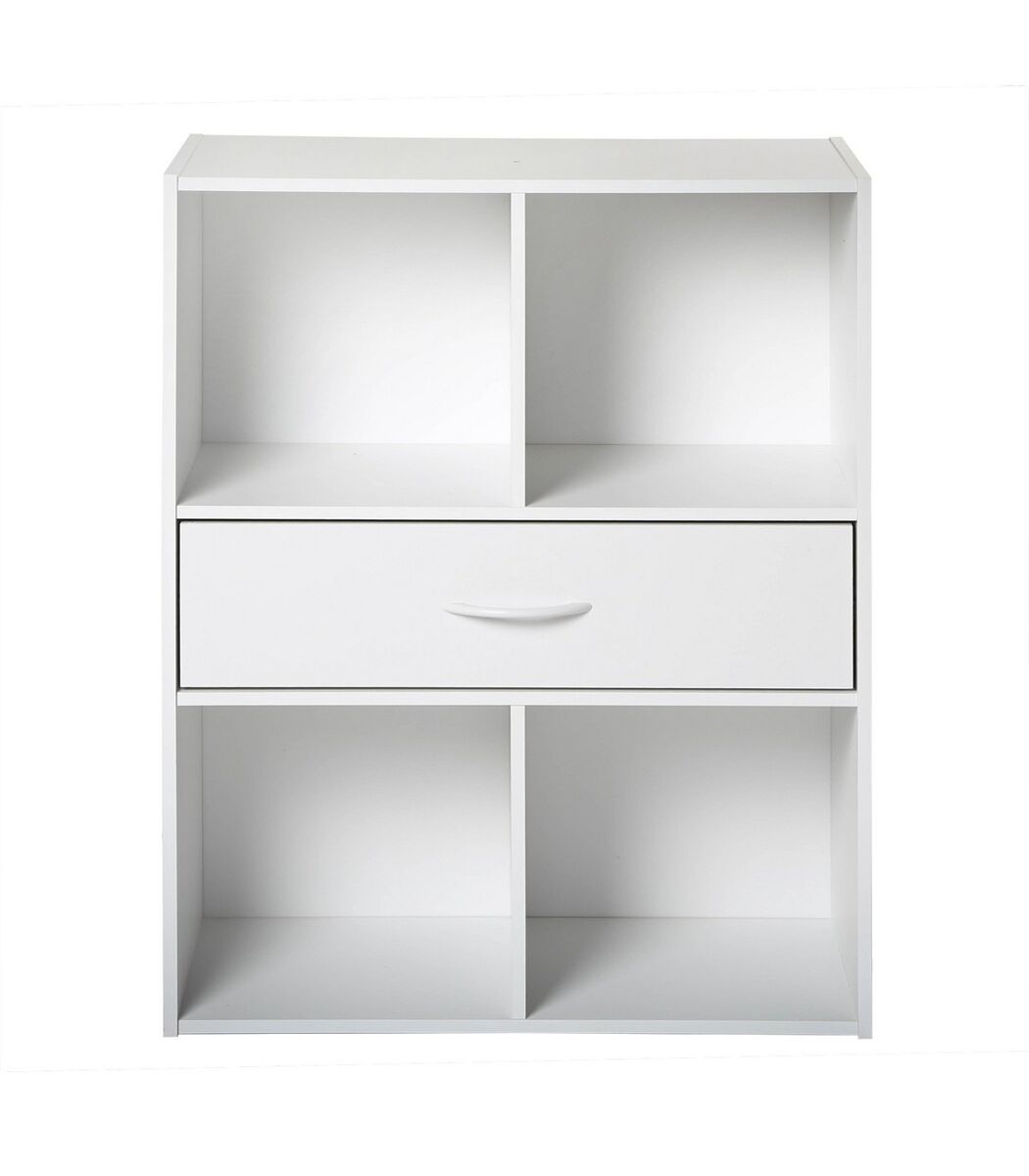 Estantería de almacenaje 4 estantes con un cajón