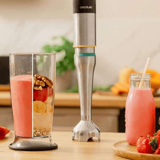Varinha mágica Cecotec Katana 15 Jarros 1500W com tecnologia PerreoMove e copo