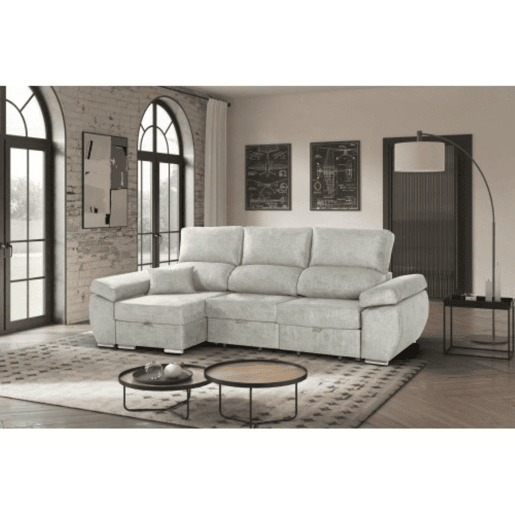 Chaiselongue reversÃvel Indico, Prata esquerdo Chaiselongue reversÃvel Indico, Prata esquerdo