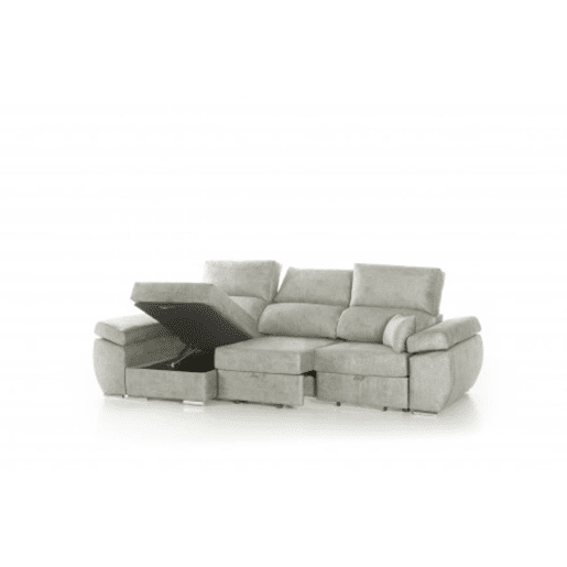 Chaiselongue reversÃvel Indico, Prata esquerdo Chaiselongue reversÃvel Indico, Prata esquerdo