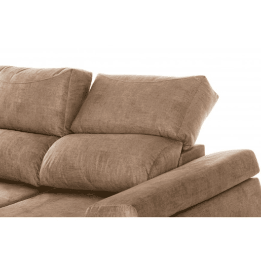 Chaise longue reversível Indico, Camel Direito