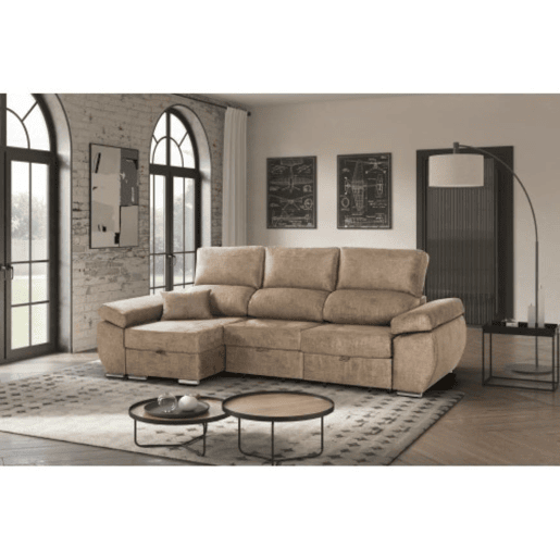 Chaiselongue reversÃvel Indico, Camel esquerdo Chaiselongue reversÃvel Indico, Camel esquerdo