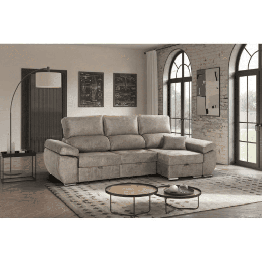 Chaise longue reversÃvel Indico, Vison Direito Chaise longue reversÃvel Indico, Vison Direito