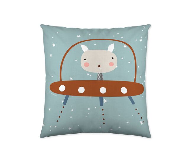 Funda de cojin vacio planeta 40x40 cm