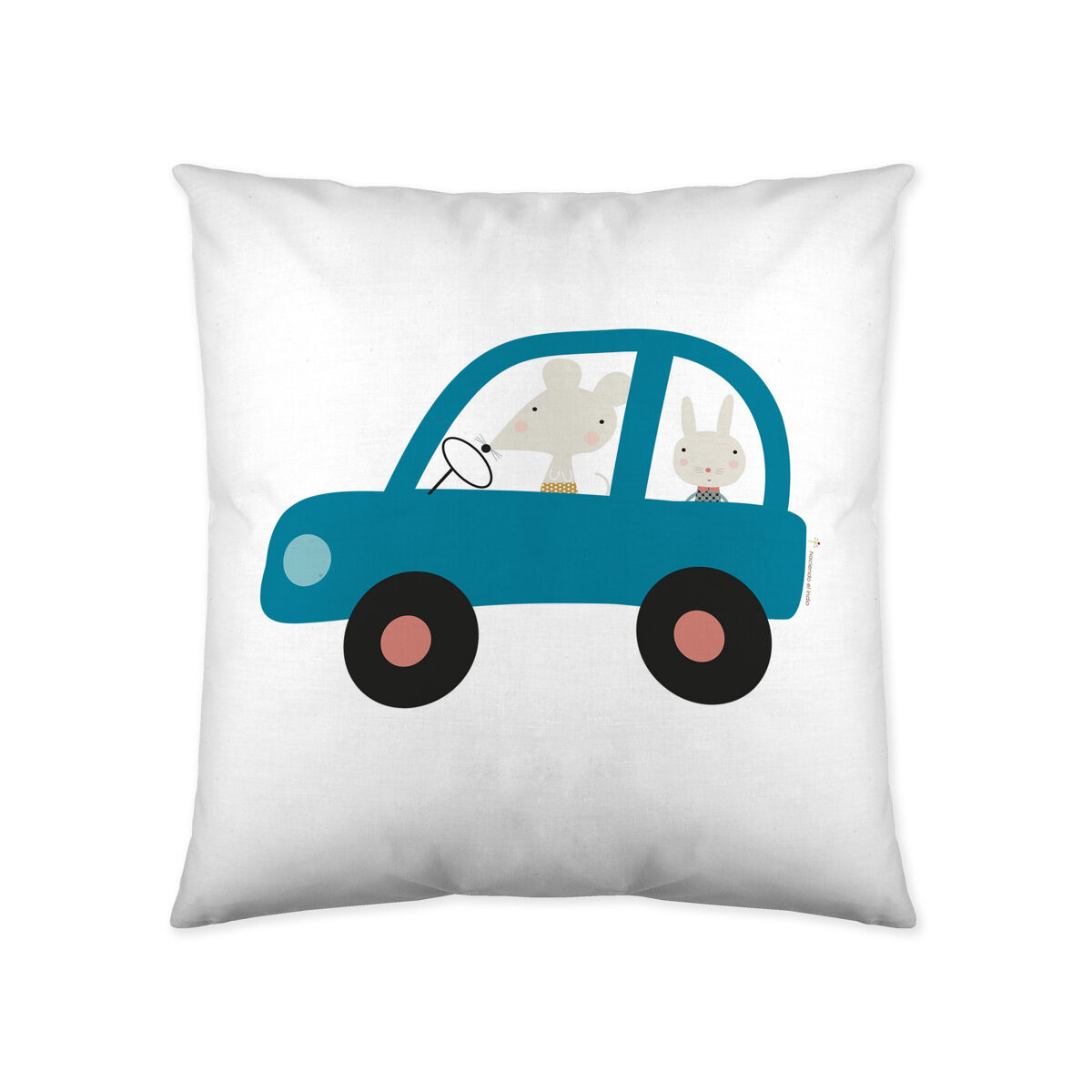 Funda de cojin vacio coches 40x40 cm