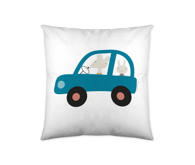 Funda de cojin vacio coches 40x40 cm