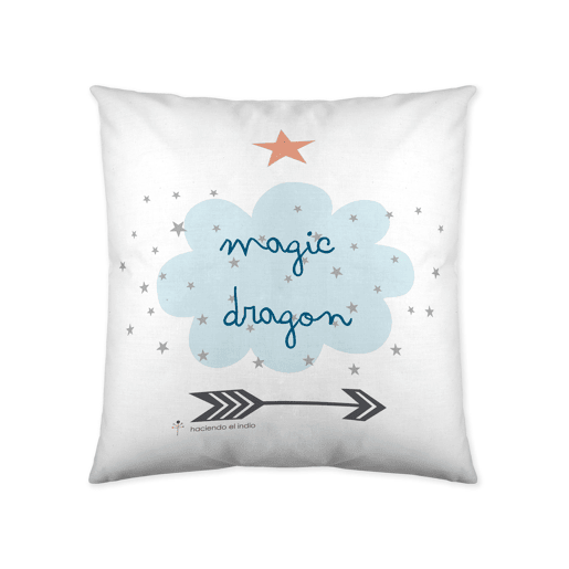 CAPA DE ALMOFADA VAZIA DRAGÃO MÁGICO 40x40 CM