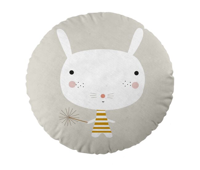 Cojin redondo con relleno jugar 40 cm diametro