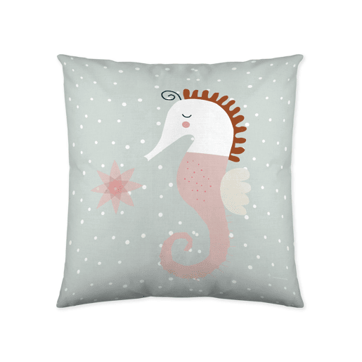 CAPA DE ALMOFADA VAZIA CAVALO-MARINHO 40x40 CM