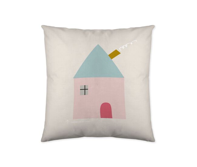 Funda de cojin vacio unicorn blanco 40x40 cm