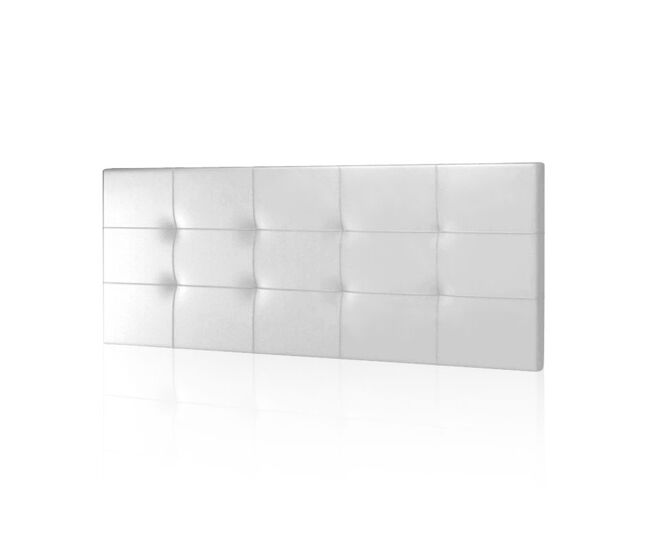 Cabecero acolchado para cama de 150 cm en blanco mikonos blanco 160 cm