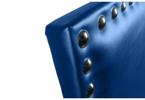 Cabeceira Lily em couro sintético azul 130