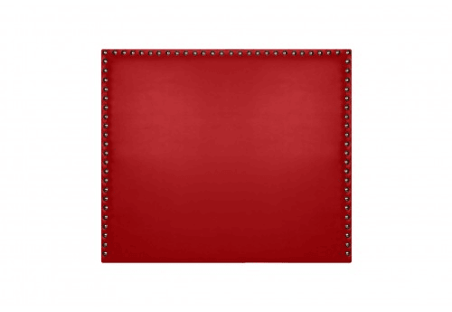Cabeceira Lily em couro sintético vermelho 190