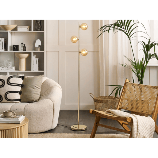 Candeeiro de pé RAMIS Metal Dourado