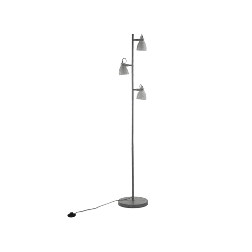 Candeeiro de pé MISTAGO Ajustável Betão Cinzento Candeeiro de pé MISTAGO Ajustável Betão Cinzento