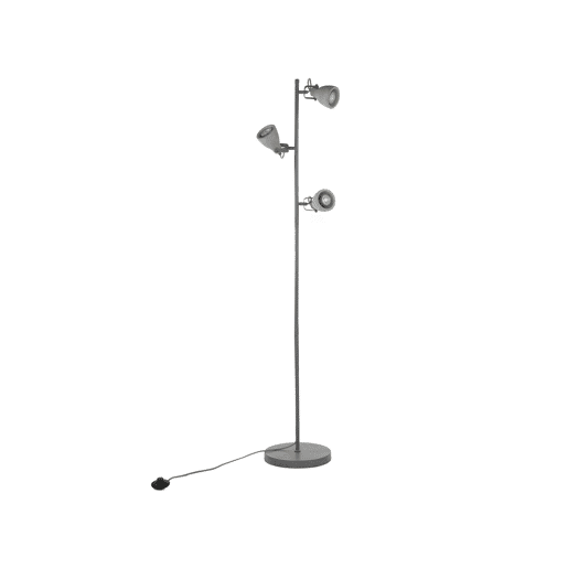 Candeeiro de pé MISTAGO Ajustável Betão Cinzento Candeeiro de pé MISTAGO Ajustável Betão Cinzento