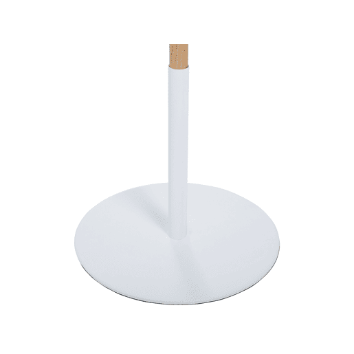 Candeeiro de pé OWENS Ajustável Madeira de freixo Branco