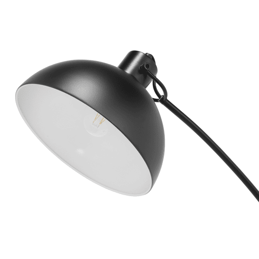 Candeeiro de pé DINTEL Metal Preto Candeeiro de pé DINTEL Metal Preto