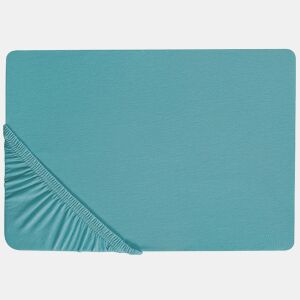 Lençol-capa HOFUF Algodão 90 x 200 cm Turquesa