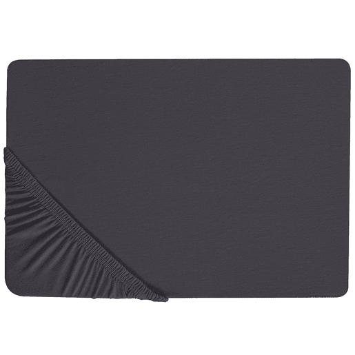 Lençol-capa HOFUF Algodão 180 x 200 cm Preto