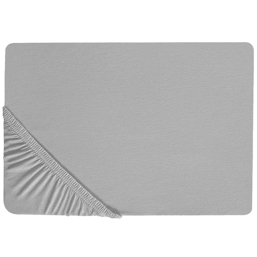 Lençol-capa HOFUF Algodão 90 x 200 cm Cinzento claro