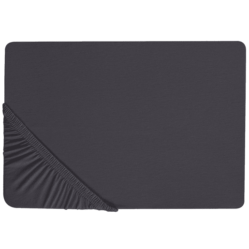 Lençol-capa HOFUF Algodão 160 x 200 cm Preto