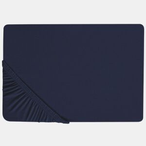 Lençol-capa HOFUF Algodão 160 x 200 cm Azul marinho