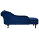 Beliani Chaise longue derecho Terciopelo NIMES Beliani Chaise longue derecho Terciopelo NIMES Azul Marino