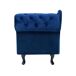 Beliani Chaise longue derecho Terciopelo NIMES Beliani Chaise longue derecho Terciopelo NIMES Azul Marino