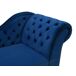 Beliani Chaise longue derecho Terciopelo NIMES Beliani Chaise longue derecho Terciopelo NIMES Azul Marino